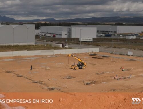 Obras en el Polígono industrial de Ircio de Miranda de Ebro