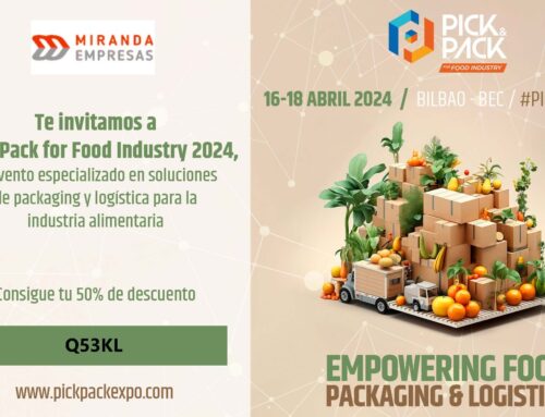 Miranda Empresas te invita a asistir a Pick&Pack y Food 4 Future del 16 al19 de abril