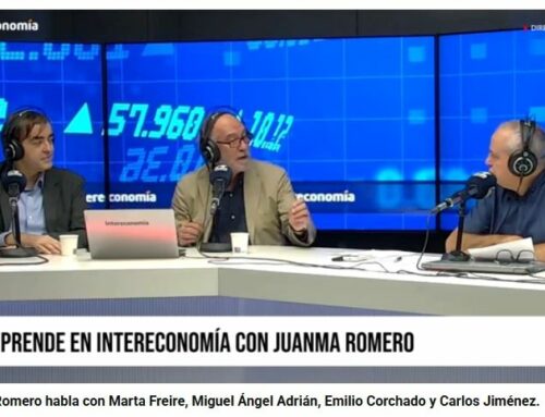 Juanma Romero habla con Miguel Ángel Adrián y 3 + en Emprende en Intereconomía