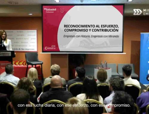 La Cámara de Miranda reconoce la trayectoria empresarial de 40 empresas familiares