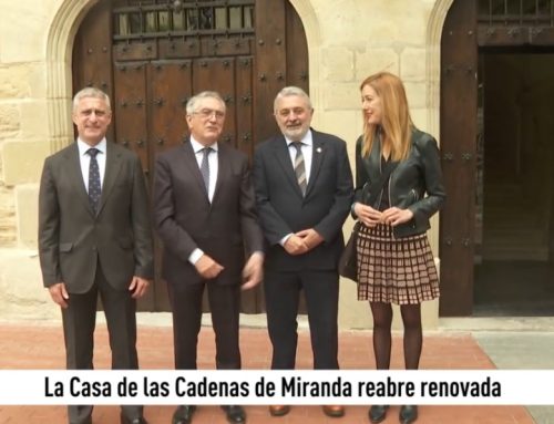 Presentación de la Casa de las Cadenas como nueva sede de la Fundación Caja de Burgos en Miranda