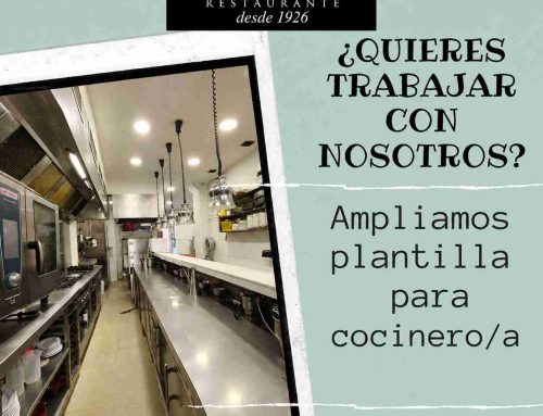 Restaurante La Vasca busca Cocinero/a