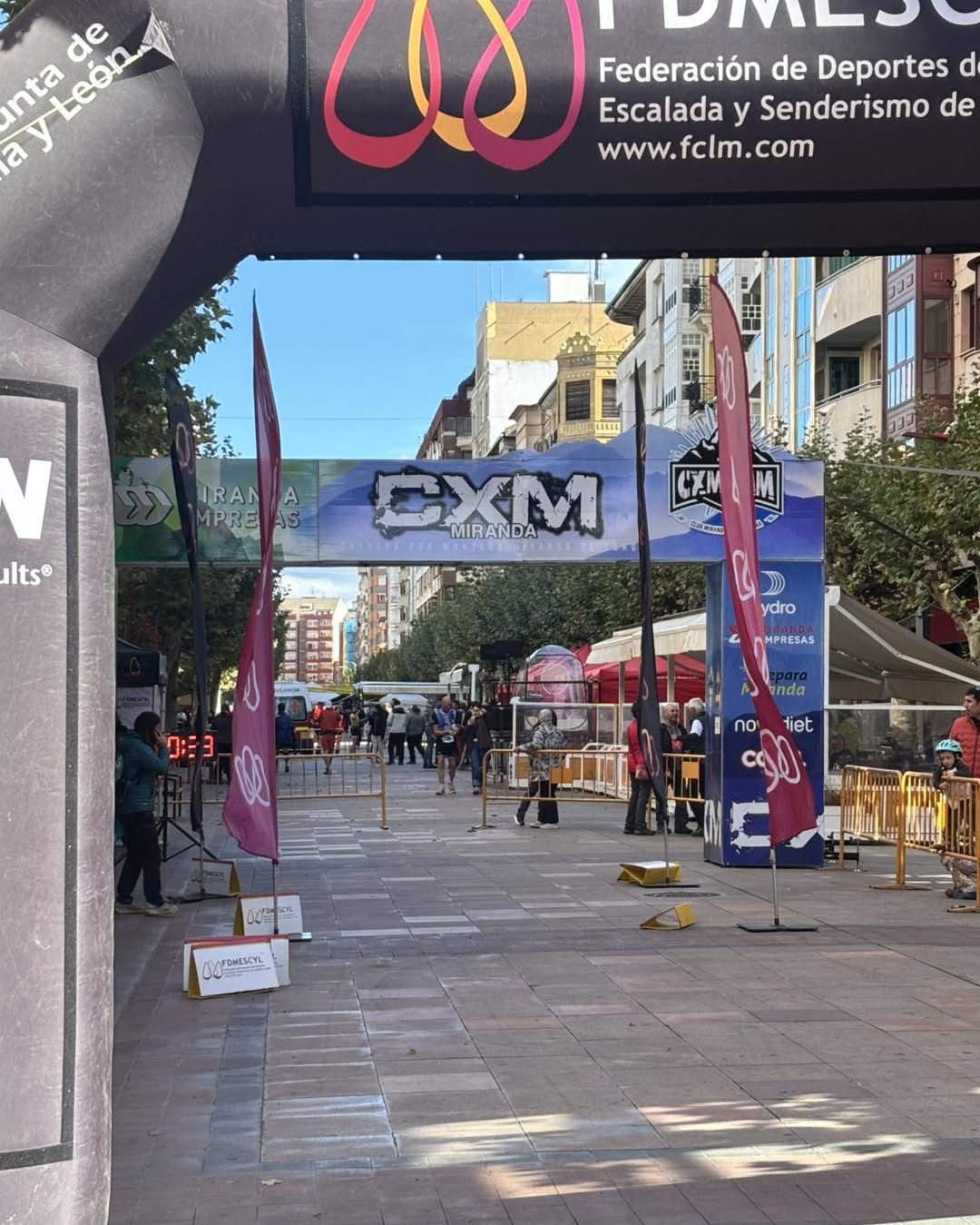 Hoy en Miranda de Ebro ., se celebrará el Trail Cxm con 3 modalidades ., un día soleado aunque