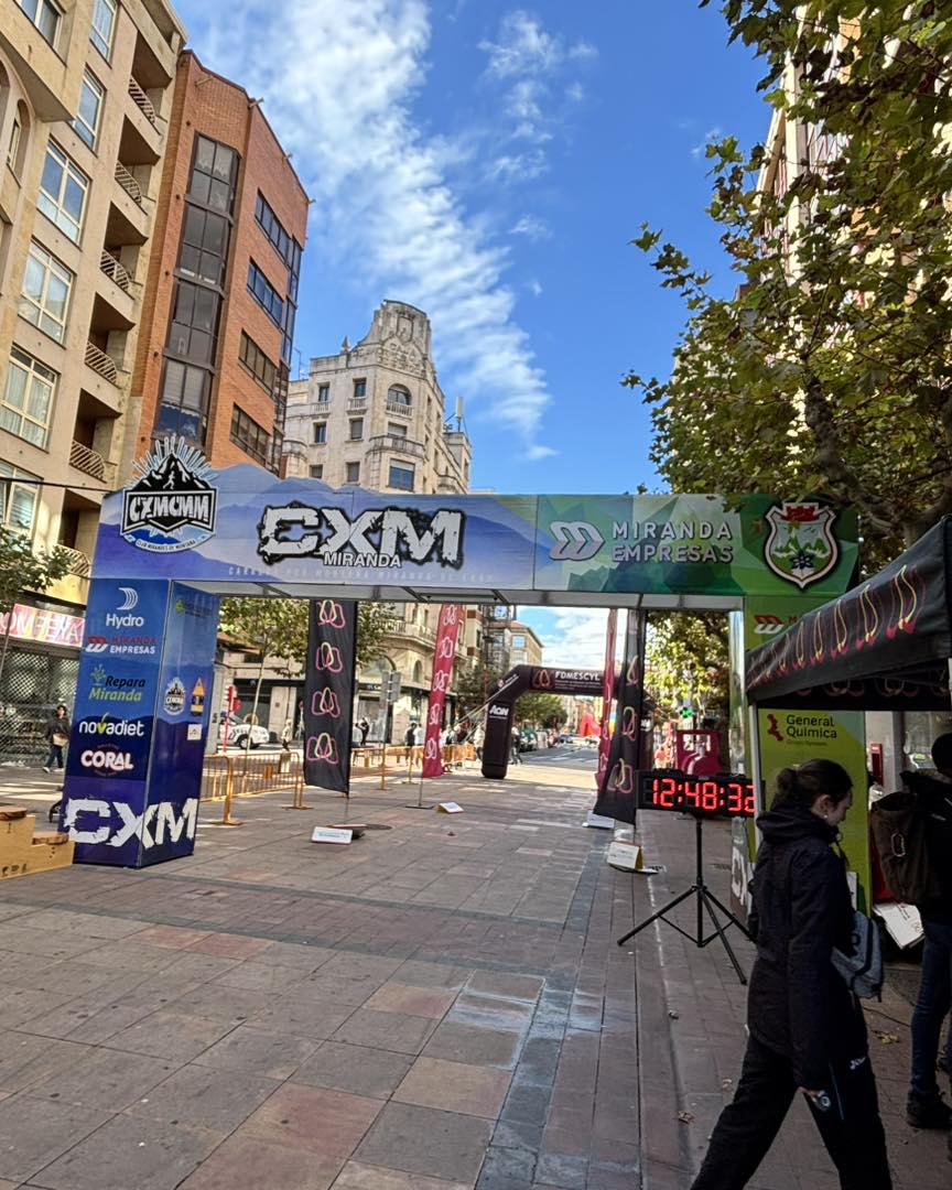 Hoy en Miranda de Ebro ., se celebrará el Trail Cxm con 3 modalidades ., un día soleado aunque (1)