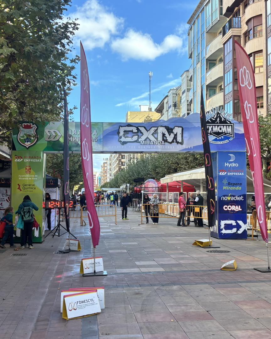 Hoy en Miranda de Ebro ., se celebrará el Trail Cxm con 3 modalidades ., un día soleado aunque (2)